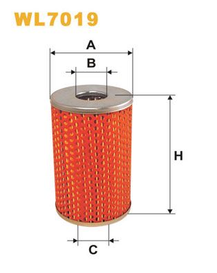 WIX FILTERS Eļļas filtrs WL7019